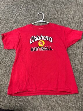 Blue 84 Red Oklahoma Softball Graphic Tee